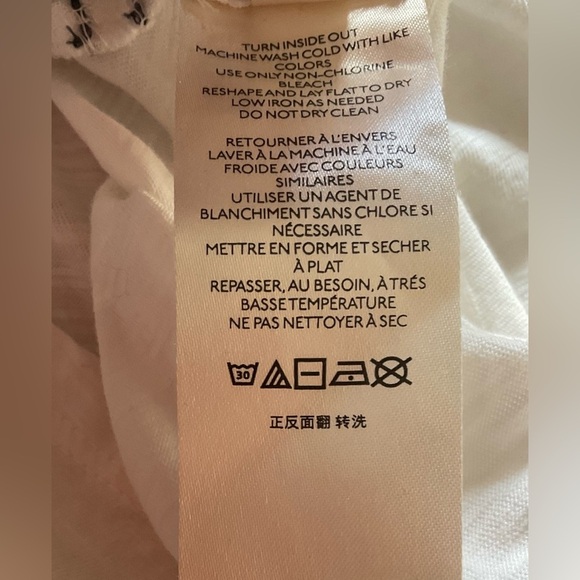 Anthropologie White Aiden Textured Top in Size Small - Picture 12 of 13